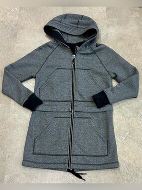 Womens LULULEMON Long & Short Convertible Jacket Coat, sz 8